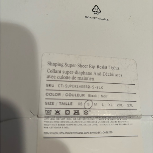 Sheertex Classic Rip-Resistant Tights - Picture 4 of 4